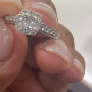 Engagement ring from Kay jewelers. Worn for about 3 months. lifetime warranty.